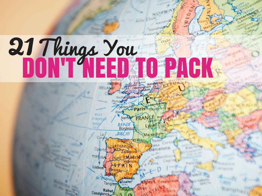 21 Things You Don't Need to Pack | Croatia Travel Blog