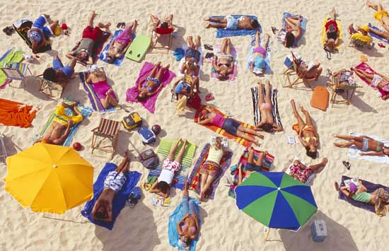 Sunbathe at Bondi Beach