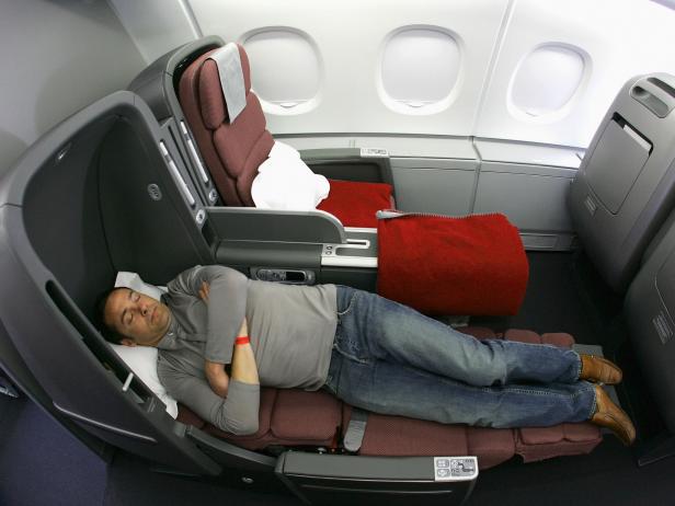 sleep on Airplane